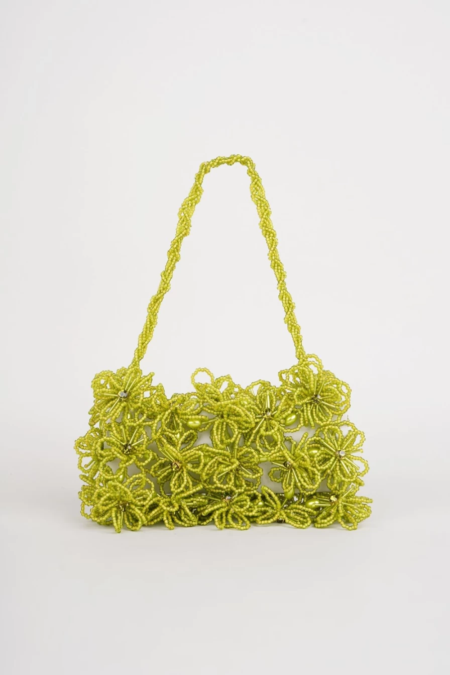 Vanina Women's Floral Bouquet Baguette Handbag