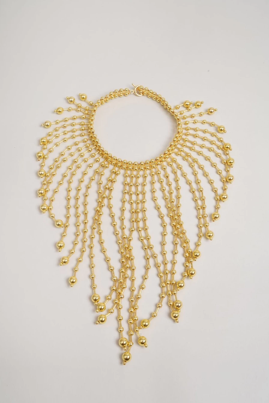 Vanina Women's Chutes Perlees Beaded Necklace - Elegant Pearl Drop Design